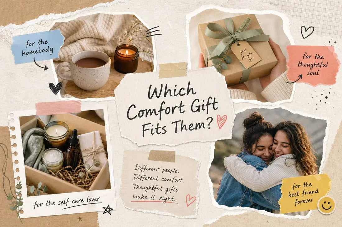 A warm comfort gift comparison for choosing the right thoughtful gift for a friend