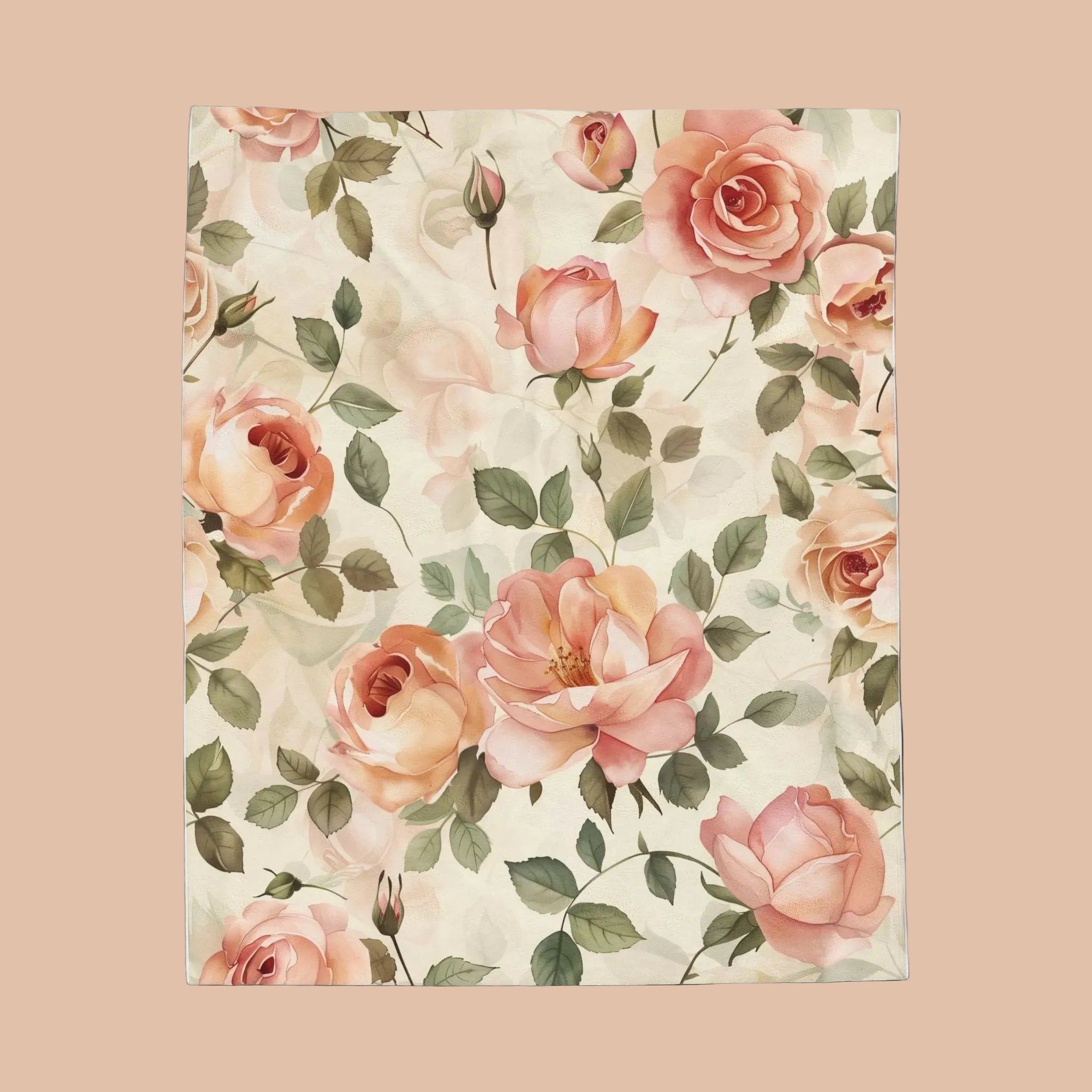 Bloom with Hope Velveteen Blanket – Soft Chemo Recovery Throw & Breast Cancer Care Gift